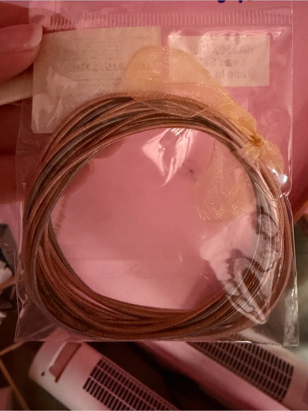 Gold and Silver Tone Guitar String bracelet set ❤️ NWT